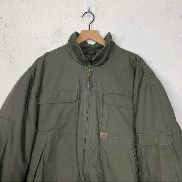 Wrangler Ranger Workwear Olive Green Jacket Size 3X - Picture 2 of 9